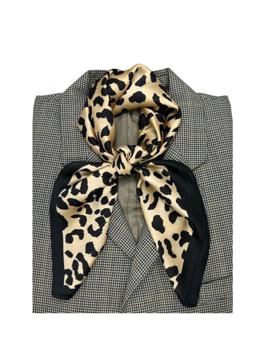 Unbranded Other - ✨Elegant Bandana Square Scarf Silky Satin Cheetah Print Leopard Head Neck New